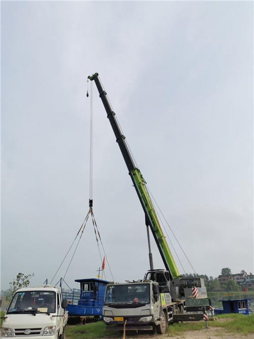 吴兴区桥梁建设吊装案例
